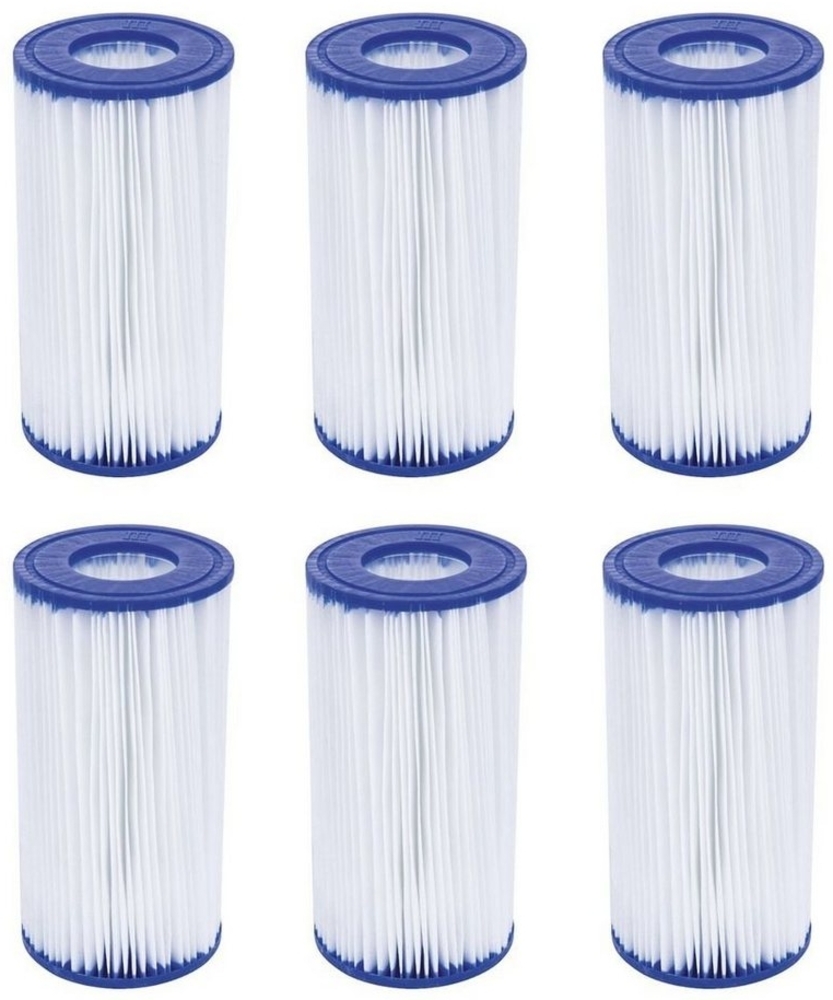 6er Set Bestway Filterkartusche Poolfilter Filterpatrone Bild 1