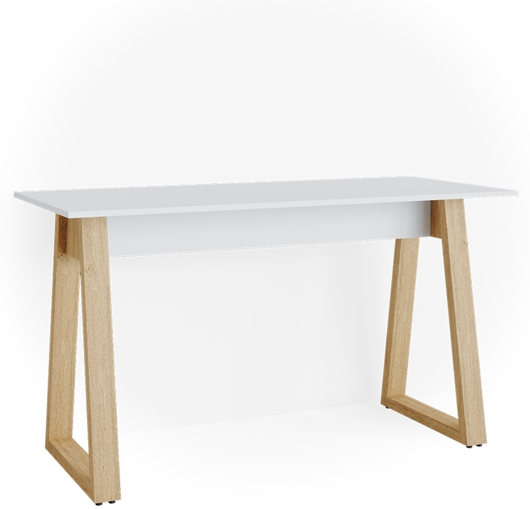 Vicco 'Nautica' Schreibtisch, Eiche Skandi, weiß, 138 x 77 x 60 cm Bild 1