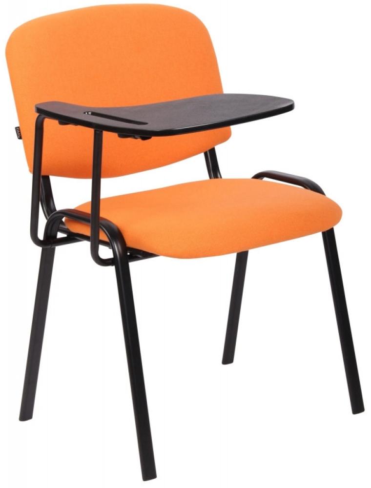 Stuhl Ken mit Klapptisch Stoff orange Bild 1