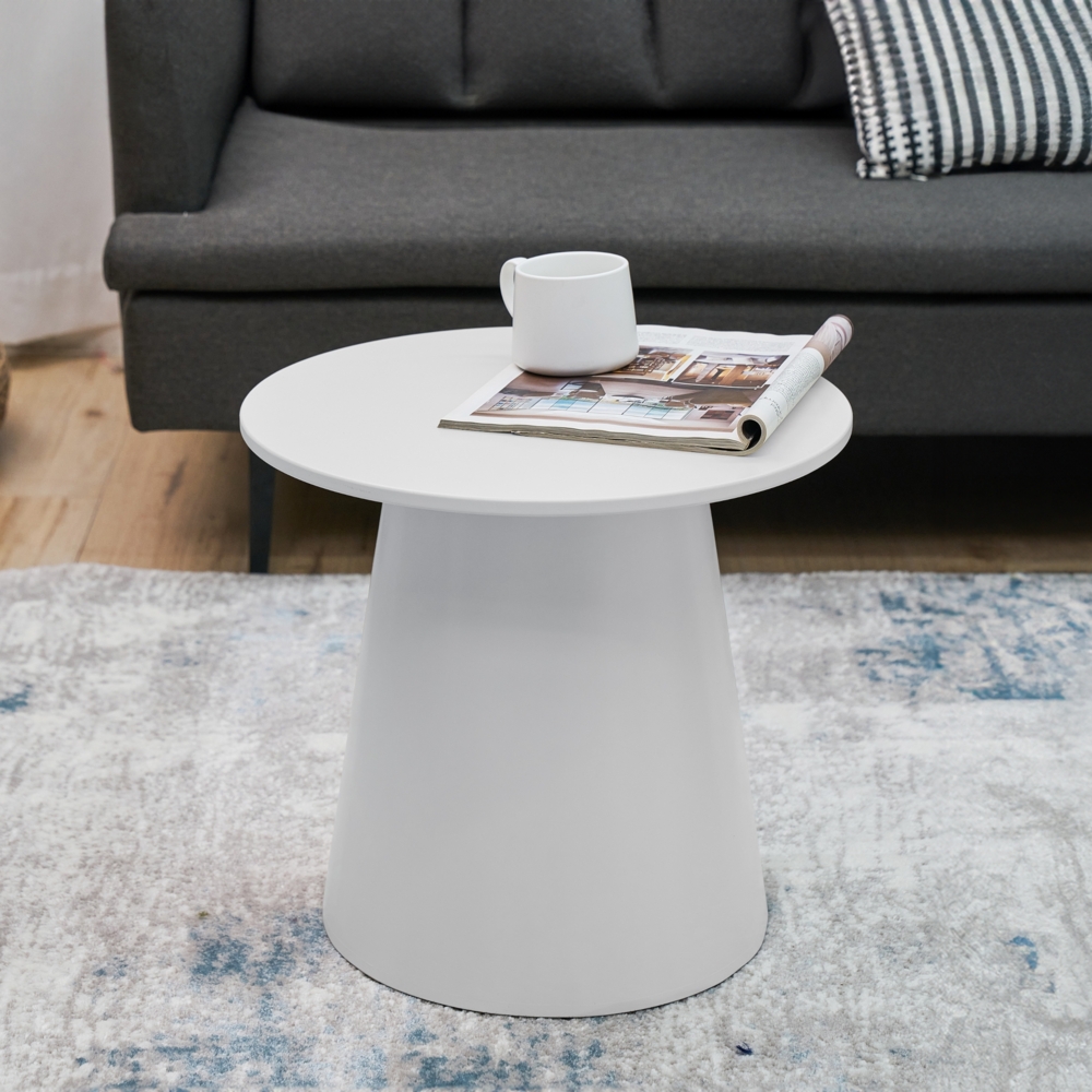 Couchtisch Nyd 40xØ44 cm Weiß [en. casa] Bild 1