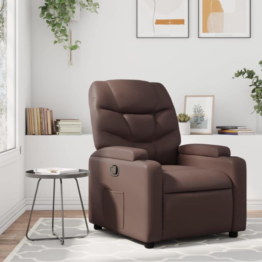 vidaXL Relaxsessel Braun Kunstleder 372467 Bild 1