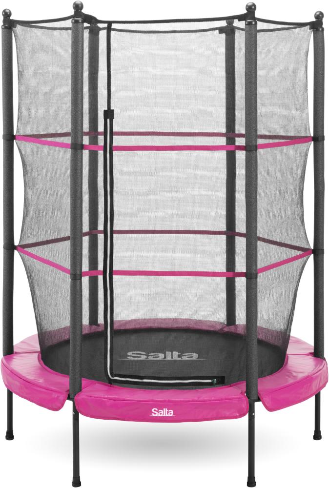 Salta Junior Trampolin, rund pink, 140cm, Pink Bild 1