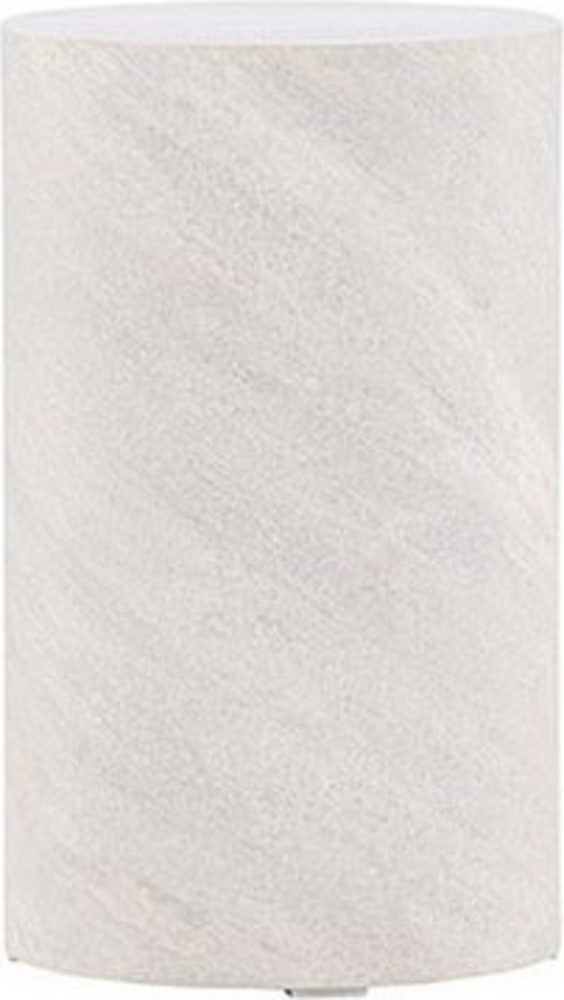 ebuy24 Couchtisch York Ecktisch Ø30 cm Sockel grau. Bild 1