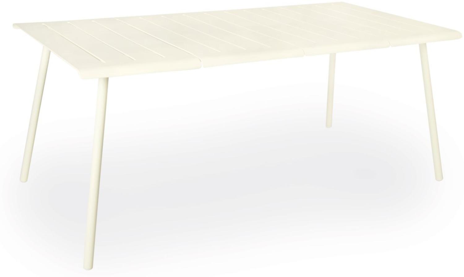 Vapio Outdoortisch Aluminium 180x90x74 cm Creme Bild 1