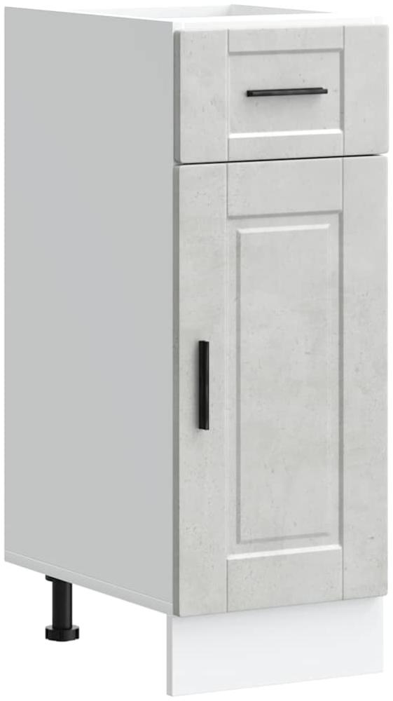 vidaXL Küchenunterschrank Porto Betongrau Holzwerkstoff 853941 Bild 1