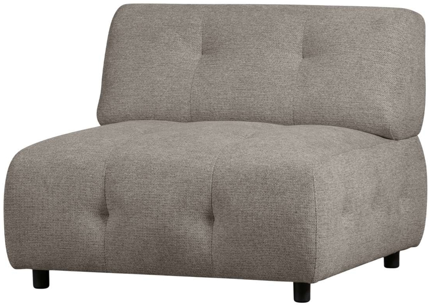 Modulsofa Louis Element aus Chenille, Grau Bild 1