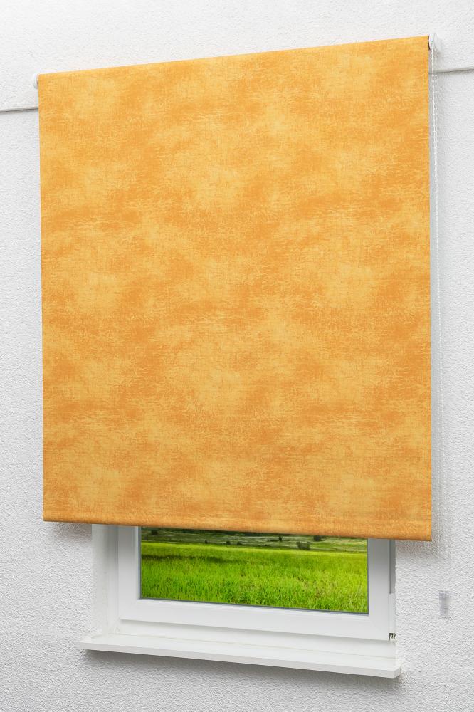 Lysel Outlet - Verdunkelungsrollo Gelborange, (B x H) 152.50cm x 190cm in orange/gelborange Bild 1