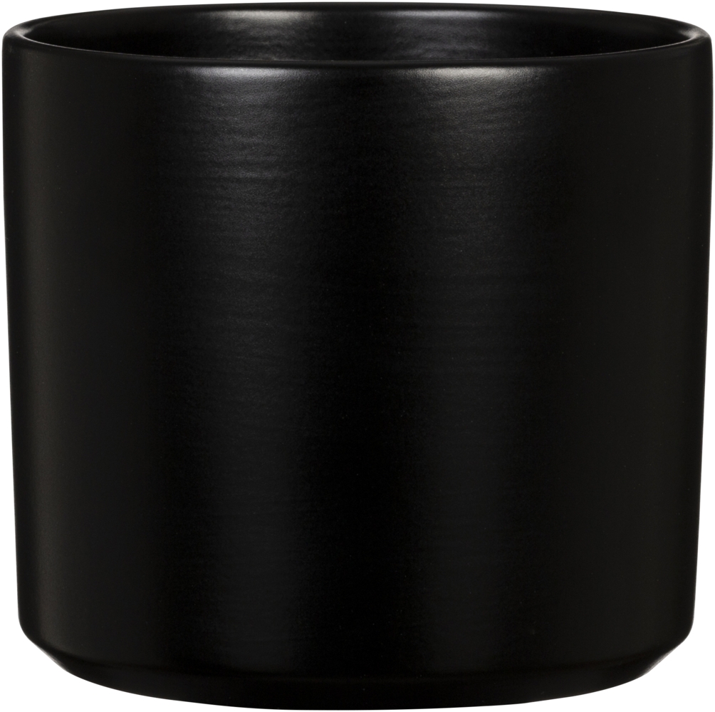 Scheurich , Blumentopf aus Keramik, Farbe: Night Black, 24 cm Durchmesser, 22cm hoch, 12,526 l Vol. Bild 1