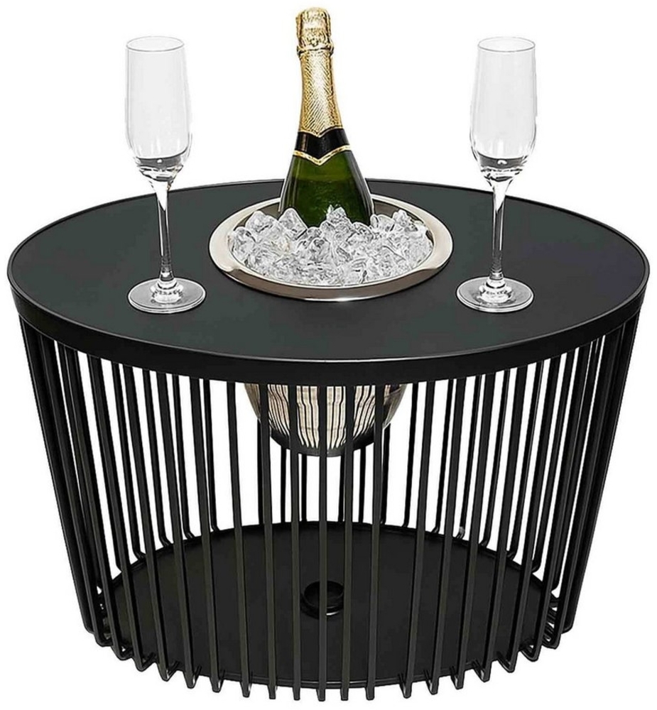 COOTAB Cooler Table STOCKHOLM Beistelltisch mit Edelstahl-Kühler Bild 1