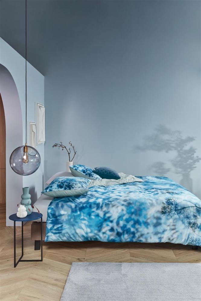 Beddinhouse Mako-Satin Bettwäsche Ombre Blue Grey 135X200 135x200 cm + 1 x 80 x 80 cm 1 Bettbezug, 1 Kissenbezug Blau Grau Bild 1