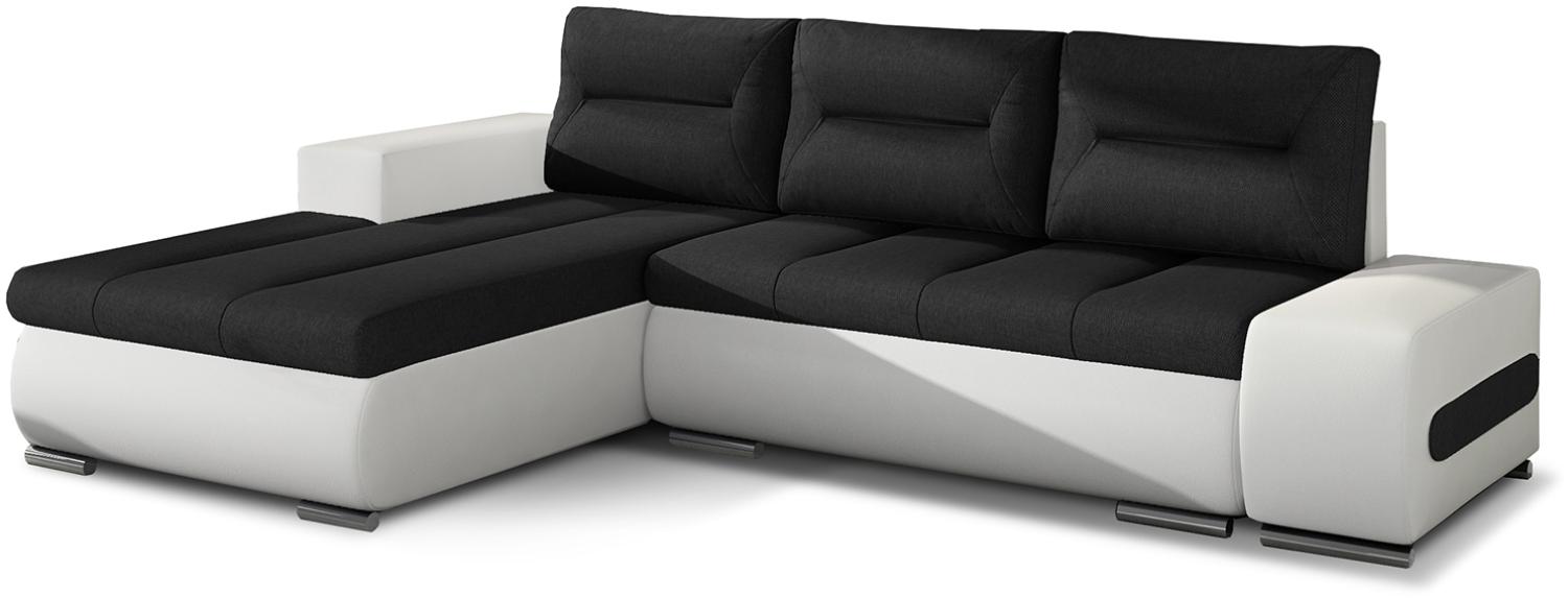 Ottavio, Ecksofa, Eckcouch, Schwarz Bild 1