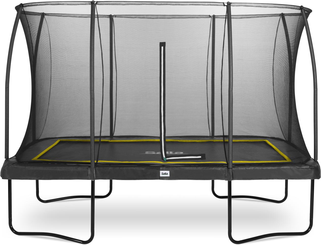 Salta 'Comfort Edition' Trampolin inkl. Sicherheitsnetz, rechteckig, schwarz, 244 x 366 cm Bild 1