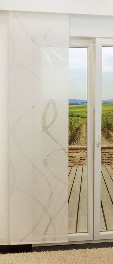 LYSEL® Schiebegardine Coloma, (1 St), halbtransparent, HxB 245x60cm Bild 1