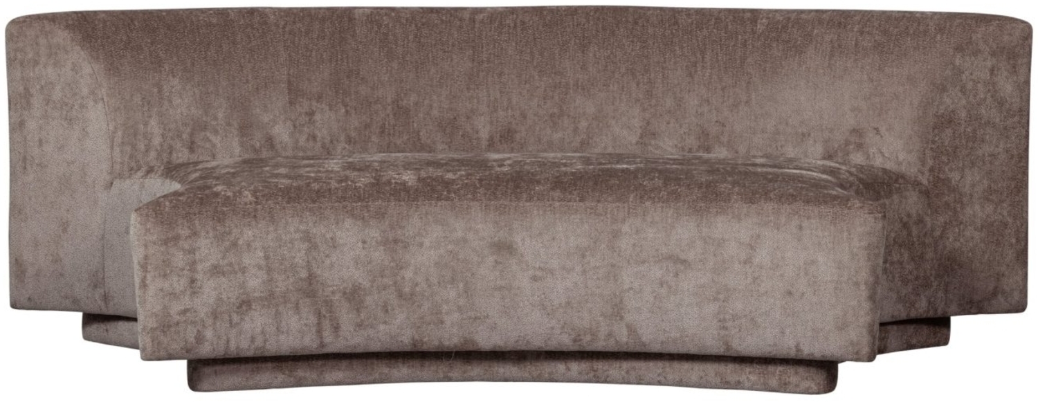 Sofa Popular aus Chenille-Stoff, Taupe Bild 1