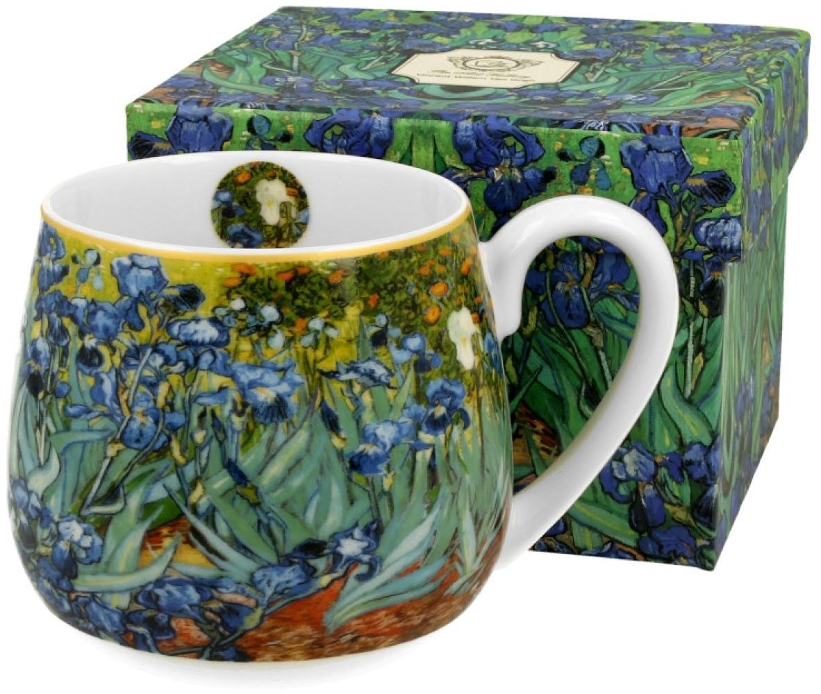 DUO ART GALLERY Fassbecher 430 ml IRISES New Bone China Porzellan Bild 1