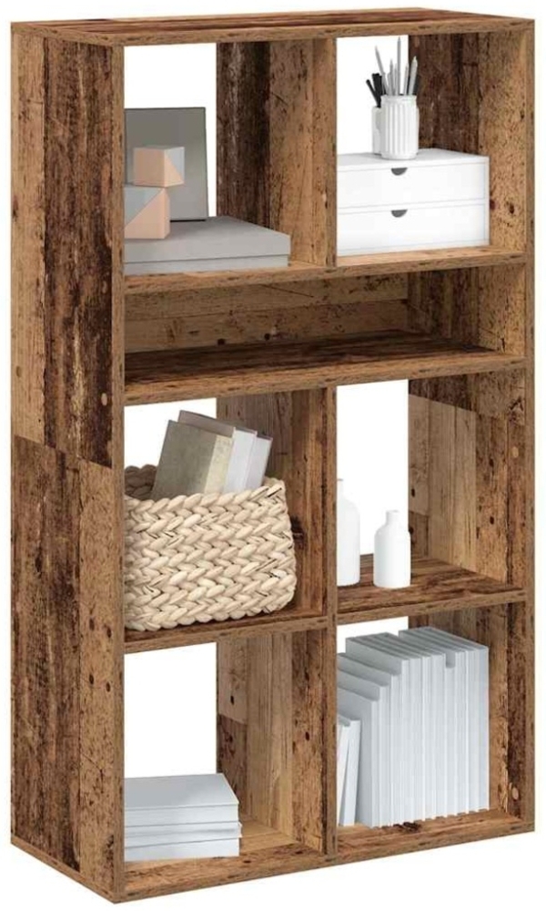 vidaXL Bücherregal Altholz-Optik 66x31x112 cm Holzwerkstoff Bild 1