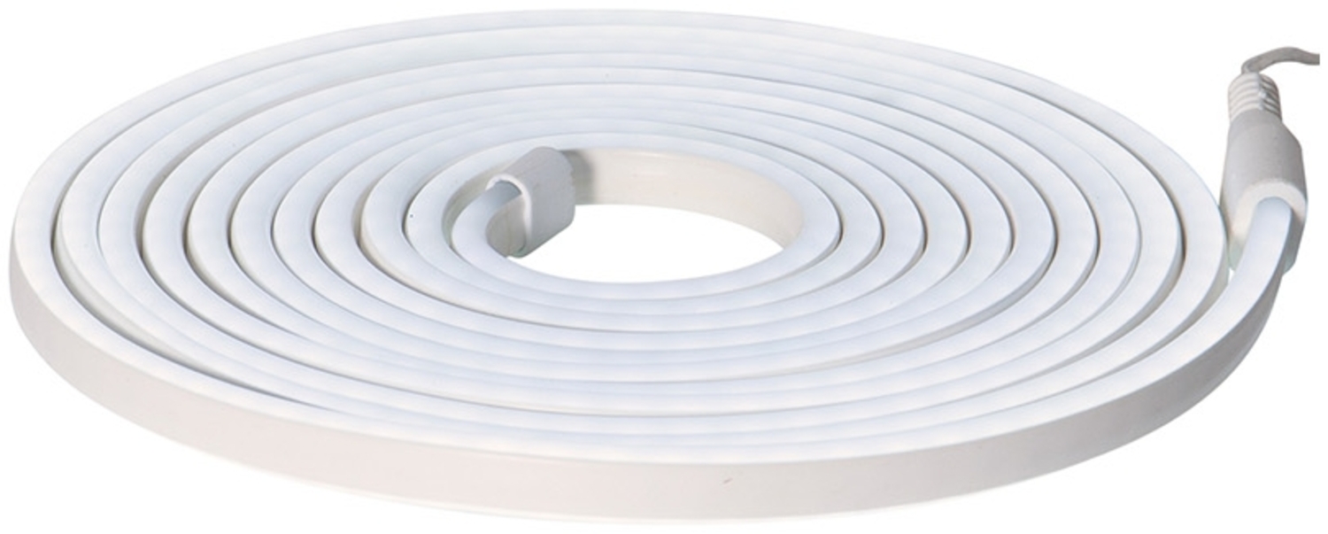 LED Lichterschlauch ,Flat Neon LED', 480 LEDs, outdoor, neutralweiß, 5m Bild 1