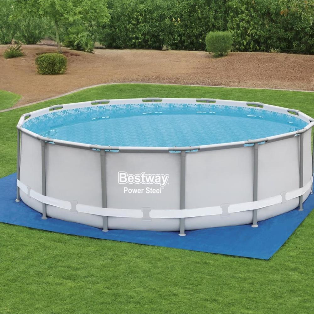 Bestway Pool-Bodenplane Flowclear 488x488 cm 3202486 Bild 1