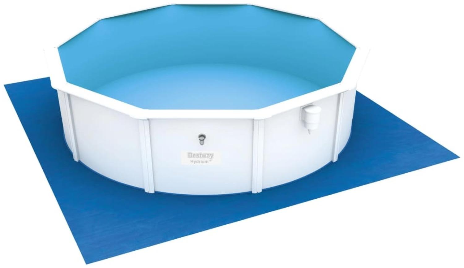 Bestway 'Flowclear' Pool-Bodenplane, 488x488 cm Bild 1