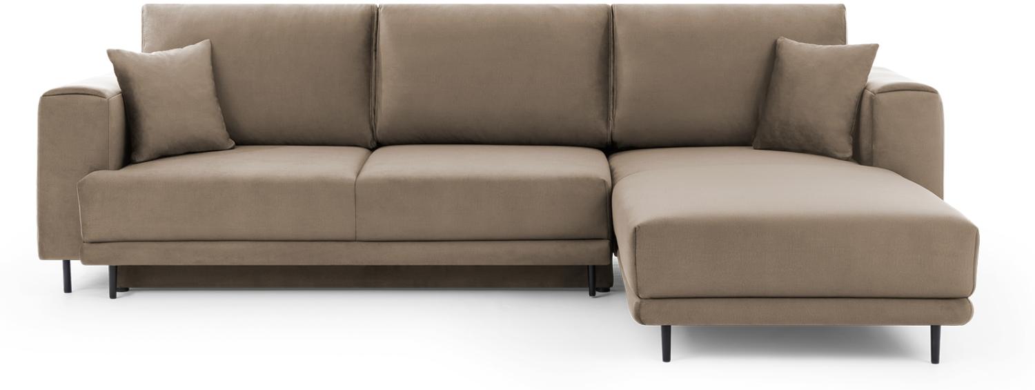 ELTAP 'Dalia' Ecksofa, Hellbraun, 95 x 190 x 289 cm, Rechts Bild 1