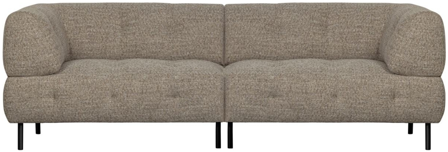 Sofa Lloyd aus grobmaschigen Stoff, Braun Bild 1