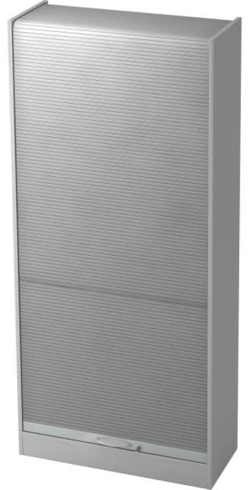 Rollladenschrank 90cm, 5OH BM Grau Bild 1