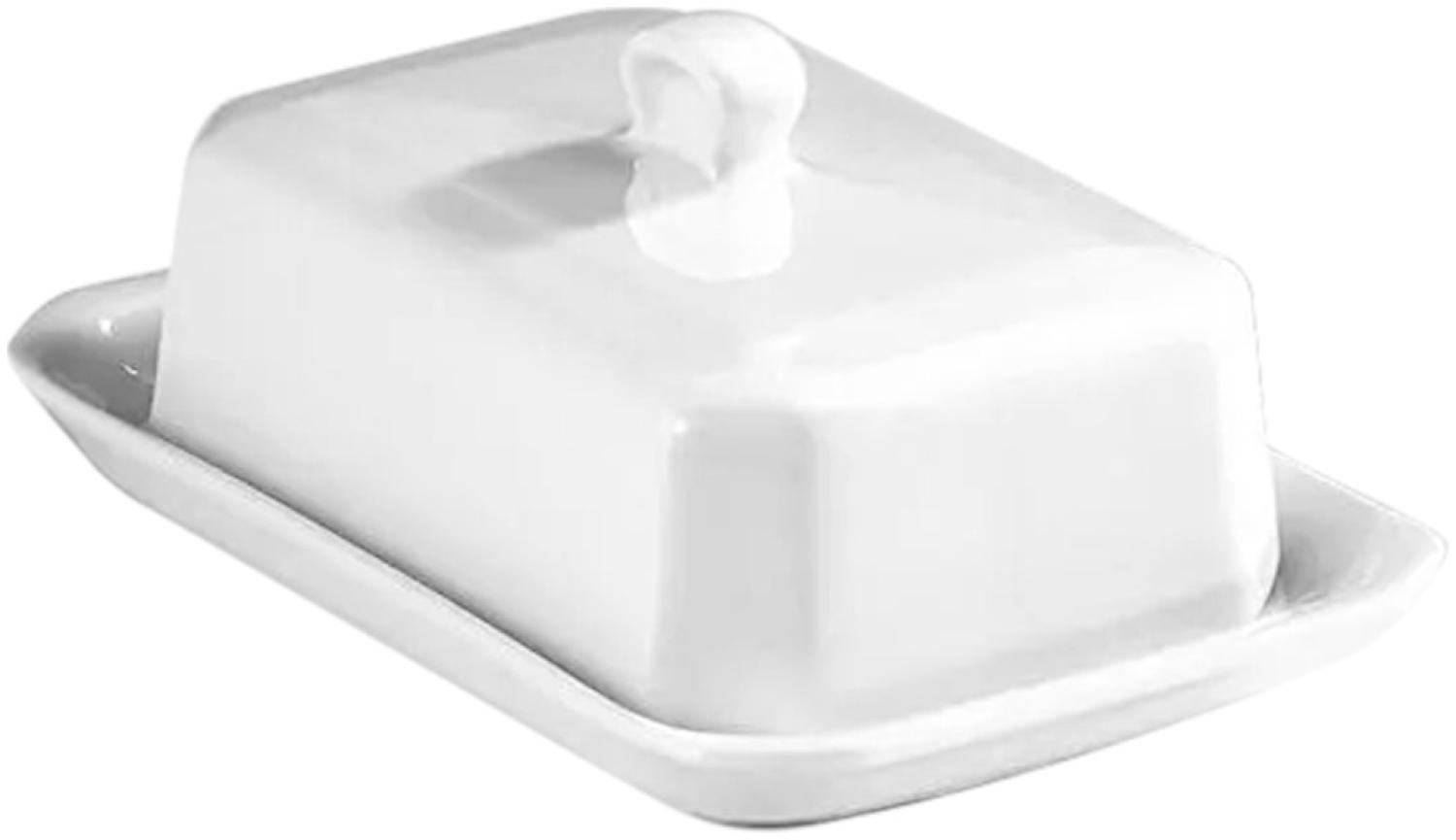 Pillivuyt 270313BX Butterdose groß mit Deckel / Porzellan Bild 1