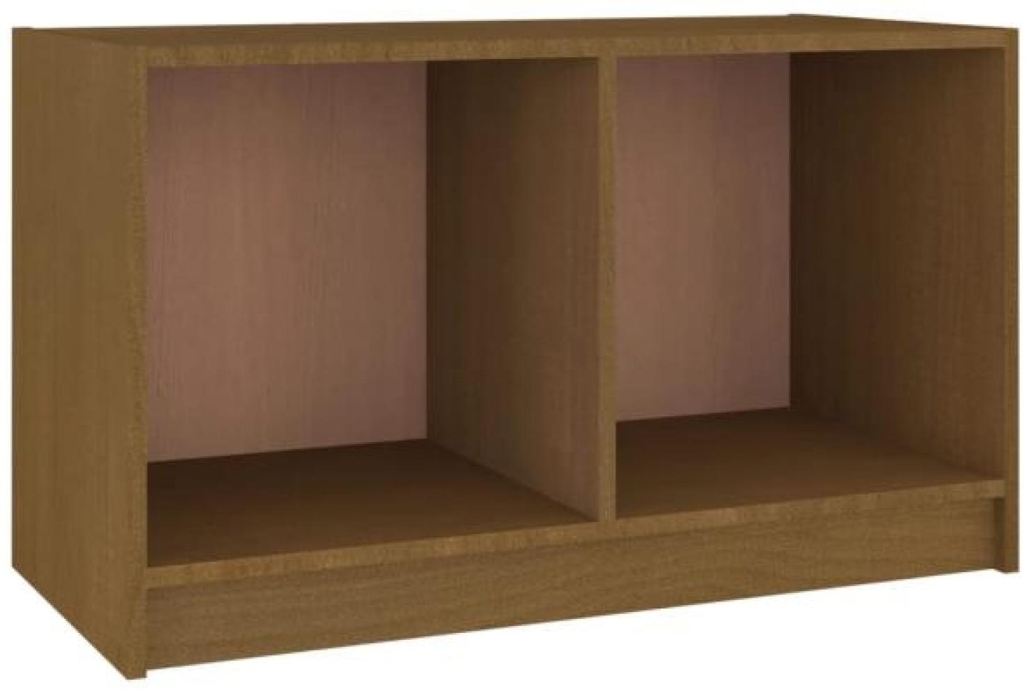 vidaXL TV-Schrank Honigbraun 70x33x42 cm Massivholz Kiefer 809945 Bild 1