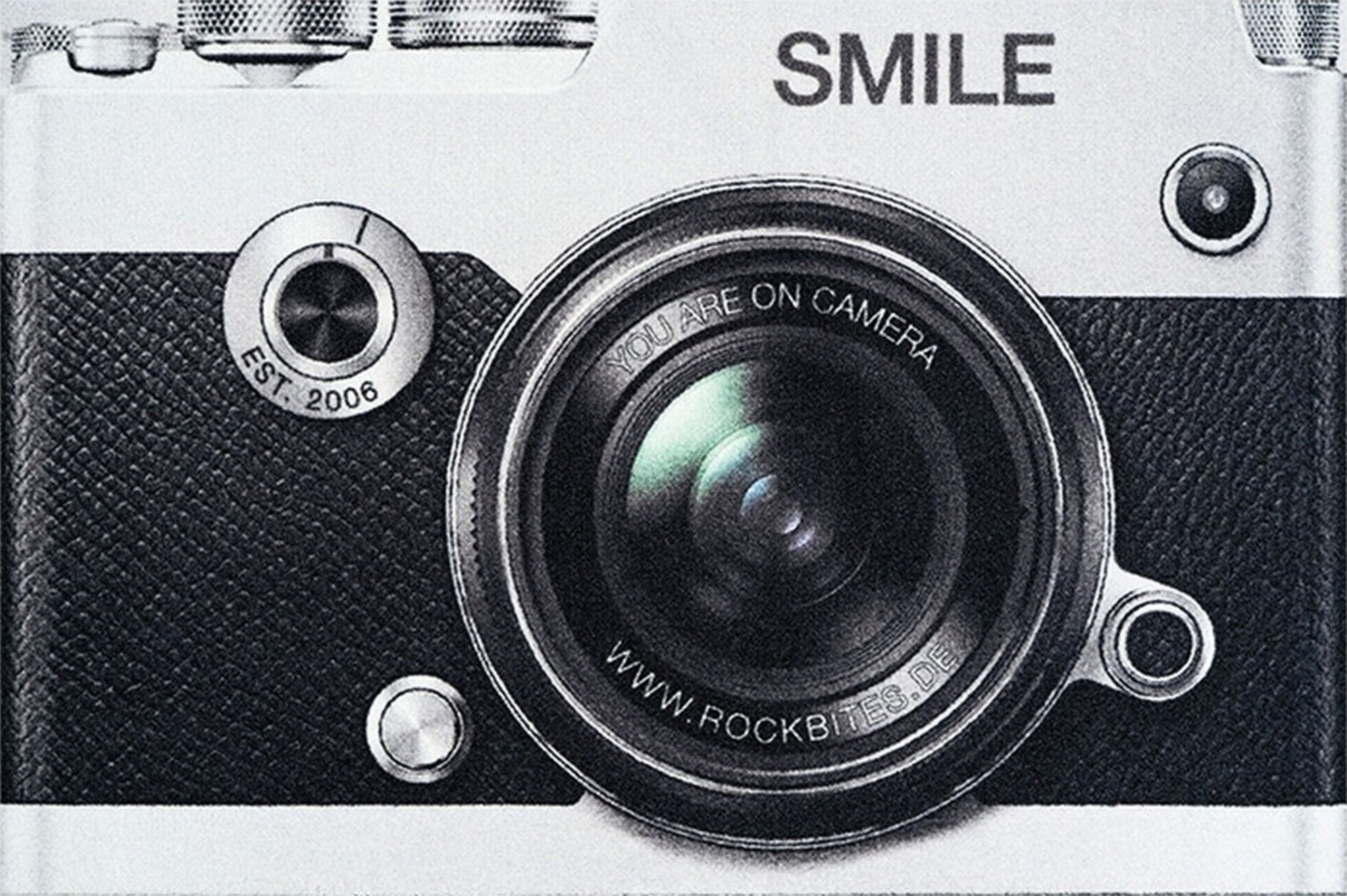 Rockbites - Fußmatte Türmatte "Camera" Kamera Fotoapperat Nr. 187 (101018)* Bild 1