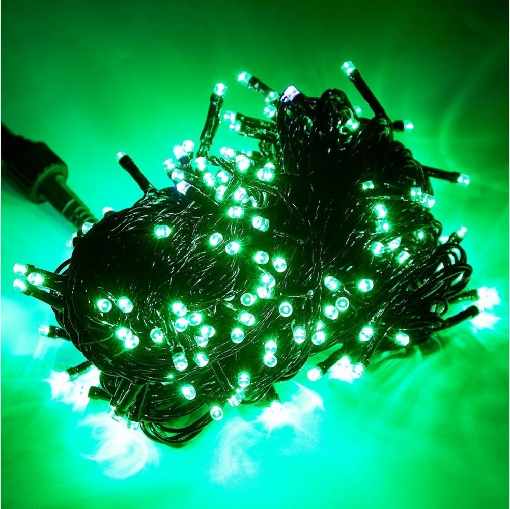 Rosnek LED-Baummantel 20m LED Lichterkette for Außen Innen Party Weihnachten Garten Baum, 200-flammig, mit 3M-Verlängerungskabel Bild 1