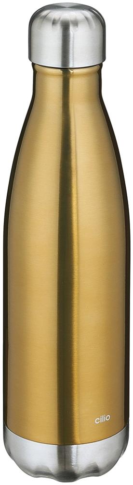 Cilio Elegante Isolier-Trinkflasche 500 ml gold Bild 1