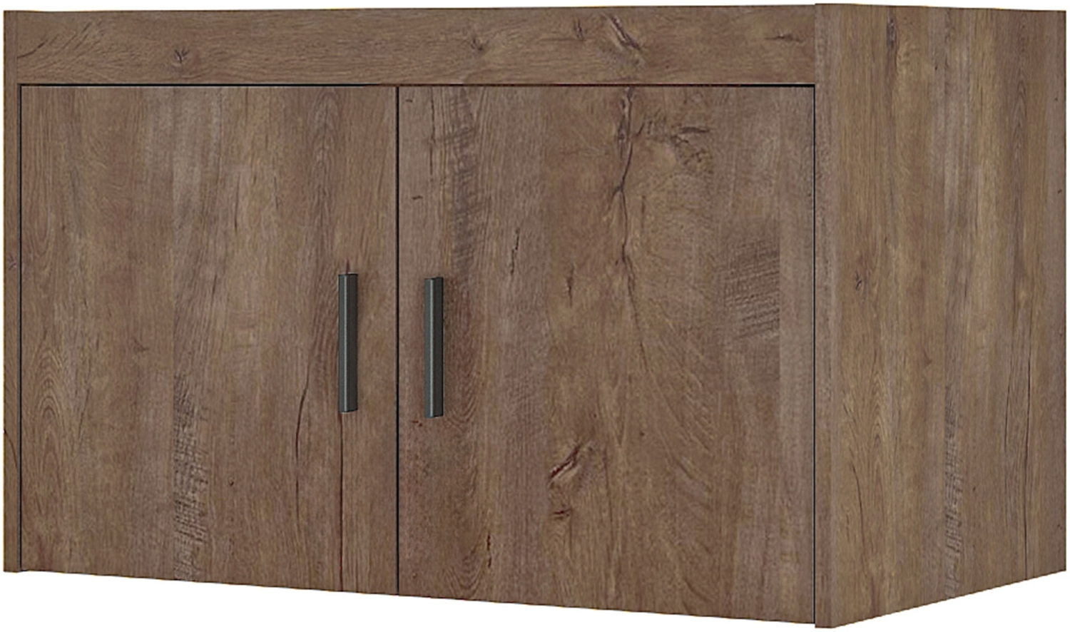 AX LIVING Schrankaufsatz Storicos 2D Eiche Lefkas 89,7x55x53 cm Modern Bild 1