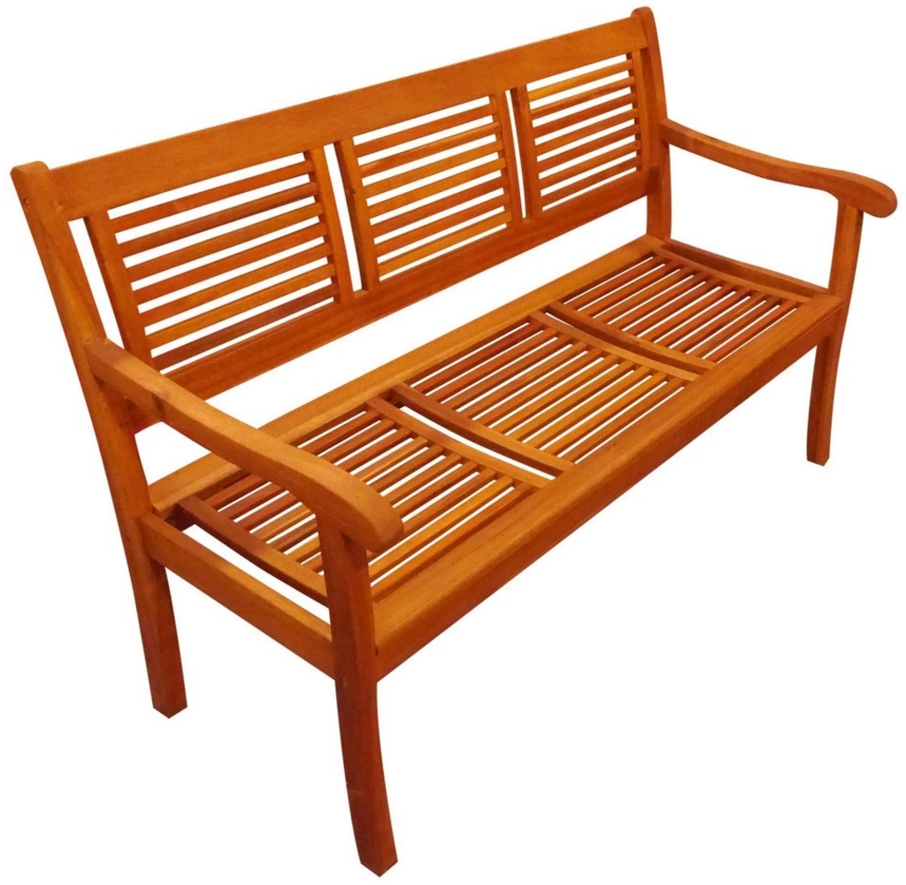Gartenbank Akazie 150 cm 3-Sitzer Sitzbank CORUNA 59356800 Bild 1