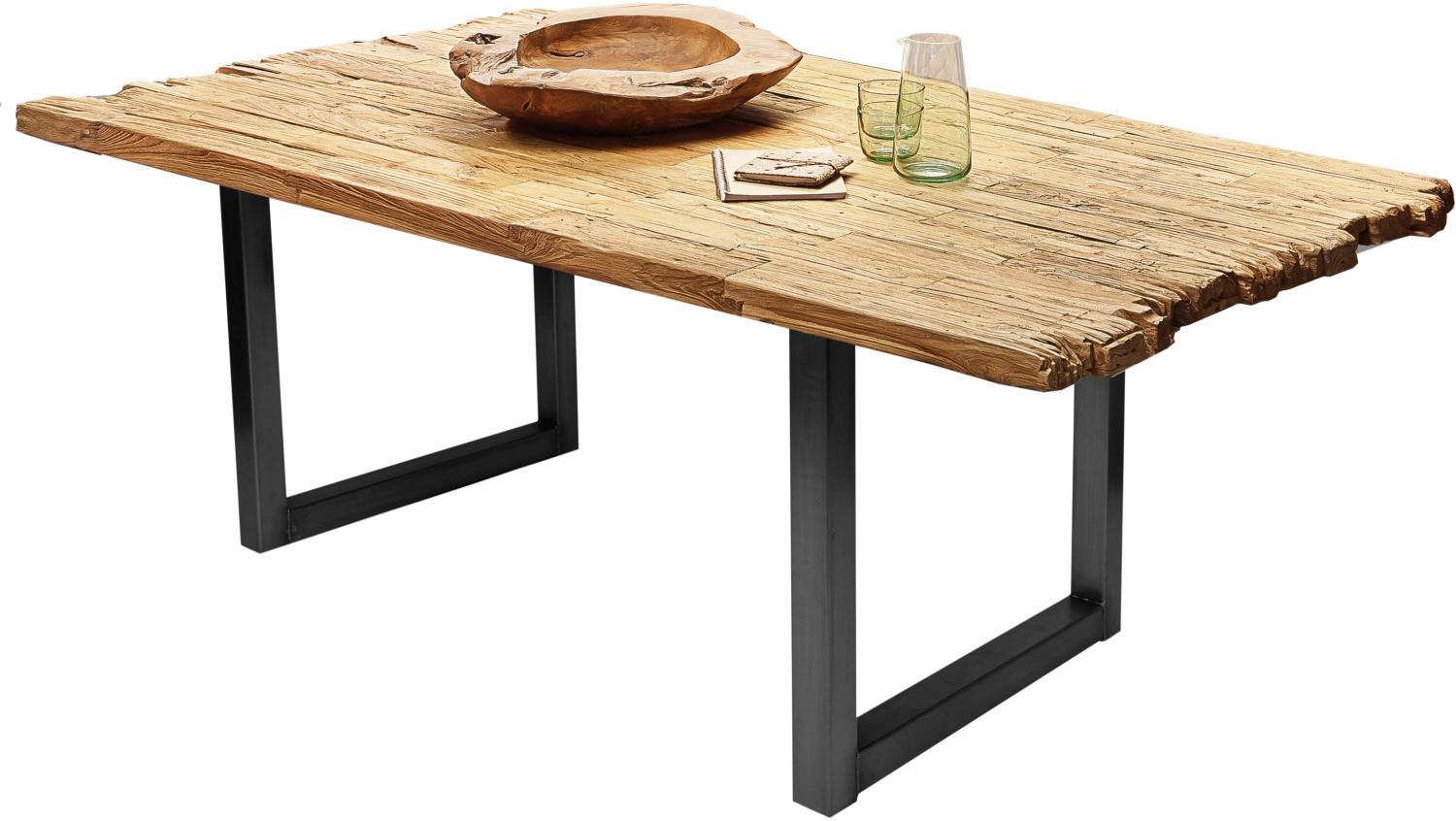 Esstisch 240x100 Teak Metall Holztisch Esstisch Speisetisch Küchentisch Küche Bild 1