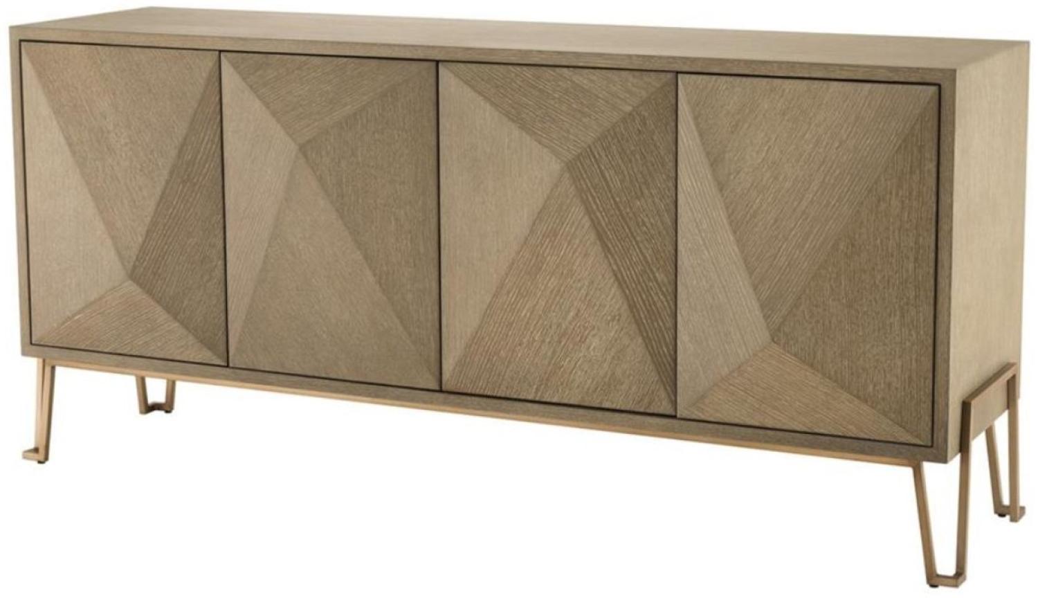 Casa Padrino Luxus Wohnzimmerschrank 181 x 46 x H. 82,5 cm - Limited Edition Bild 1