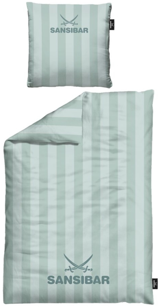 Sansibar Sylt Bettwäsche Sansibar Bettwäsche “Modern Stripe” 100% Baumwolle, Baumwolle, 2 teilig, edel und hochwertig, weich, hautfreundlich, pflegeleicht Bild 1