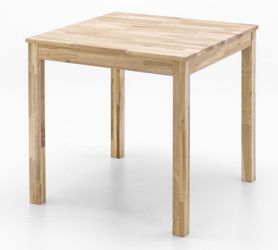 Esstisch Küchentisch Wildeiche 80x80 - (4445) Bild 1