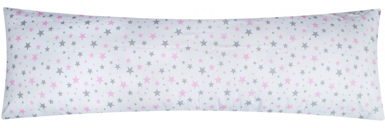 Heubergshop Seitenschläferkissenbezug, (1 Stück), 40x145cm Sterne in 100% Baumwolle Kinder Bezug Kissenbezug (EW-640/2) Bild 1