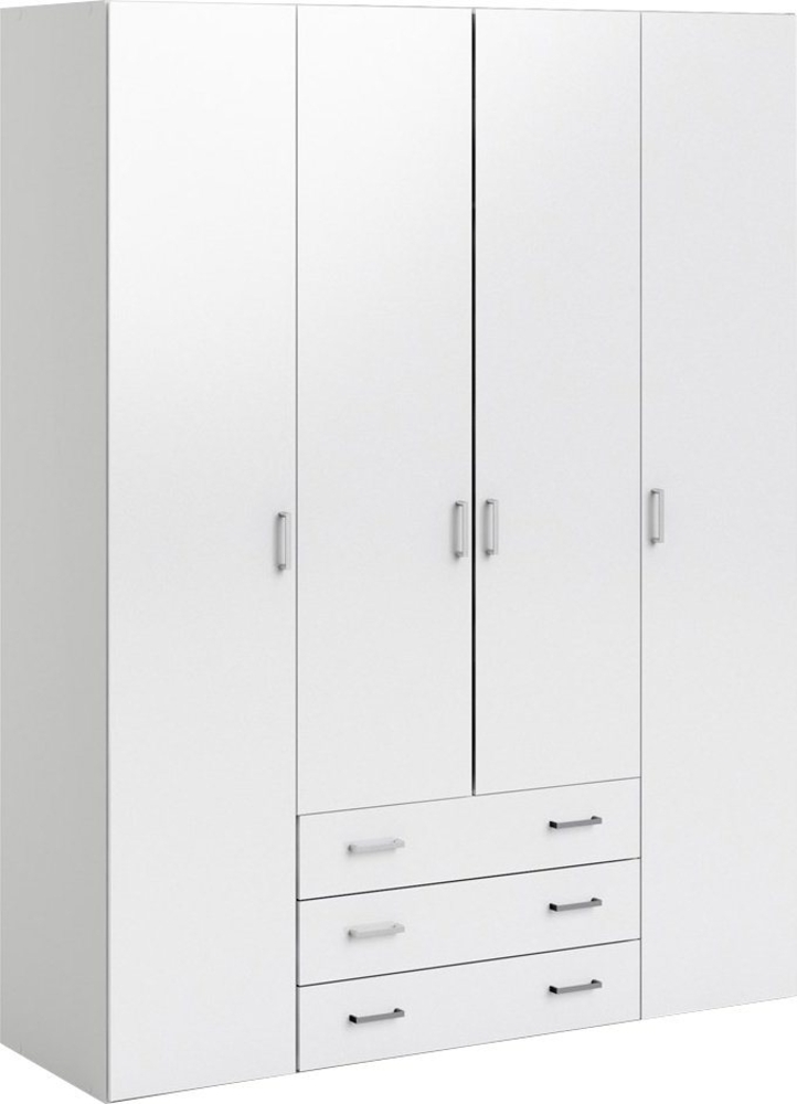 INOSIGN Kleiderschrank Space Drehtürenschrank, Aufbewahrung Kasten Schrank Stauraum Breite 78, 115,8 oder 154 cm, mit je 3 Schubkästen, innen Einlegeböden Bild 1