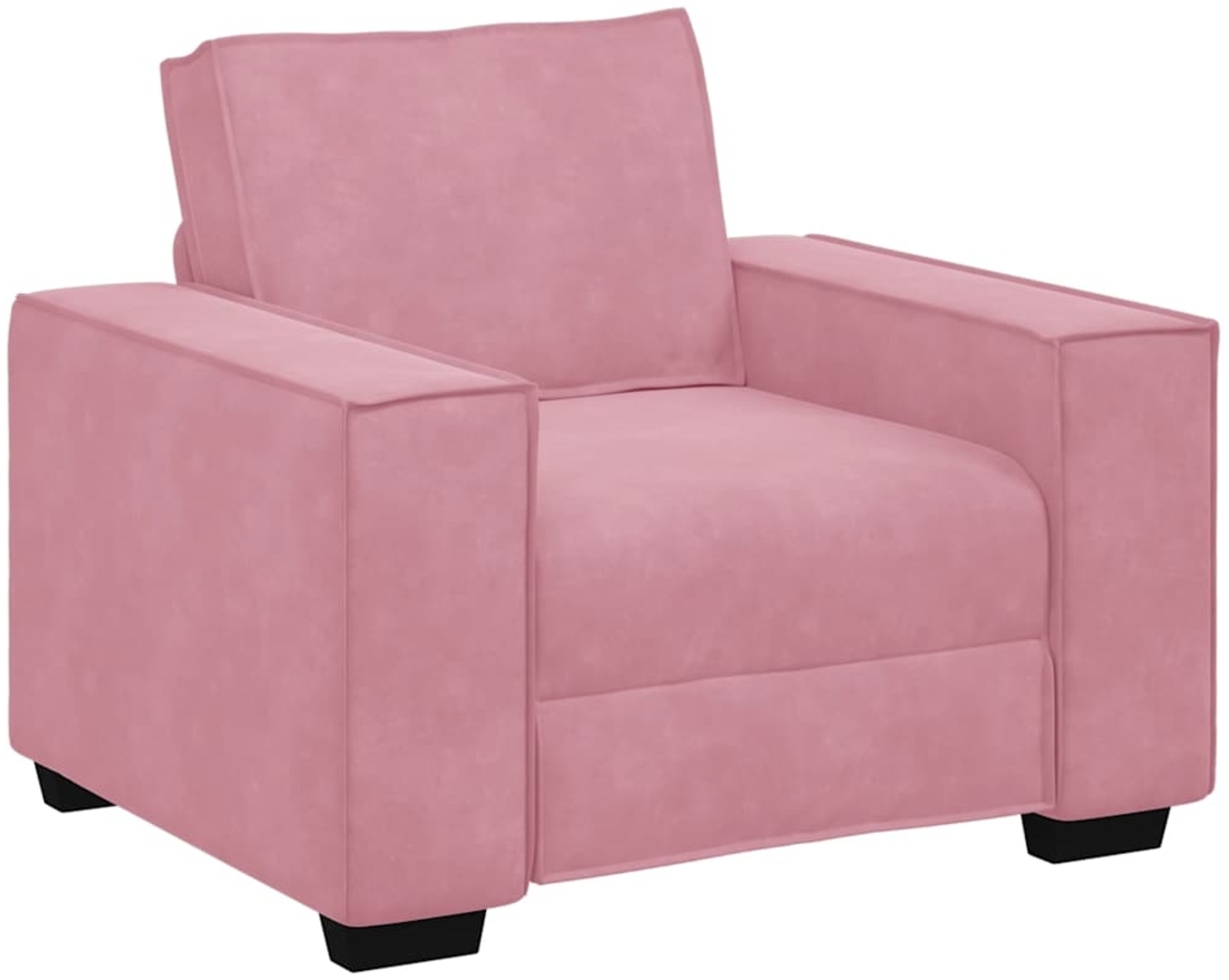 vidaXL Sessel Rosa 60 cm Samt 4105003 Bild 1