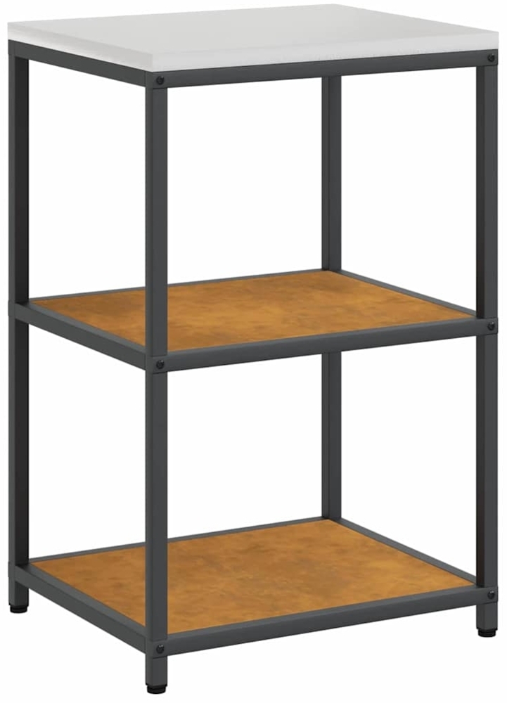 vidaXL Küchenlageregal mit Regal mit Speicher Rostig Wetterfeststahl 874967 Bild 1