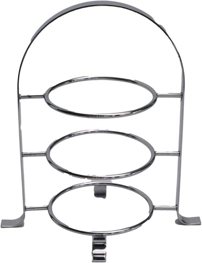APS Etagere Serviergestell, Metall, (1-tlg), unkomplizierter Transport zum Tisch, 3-stöckig Bild 1