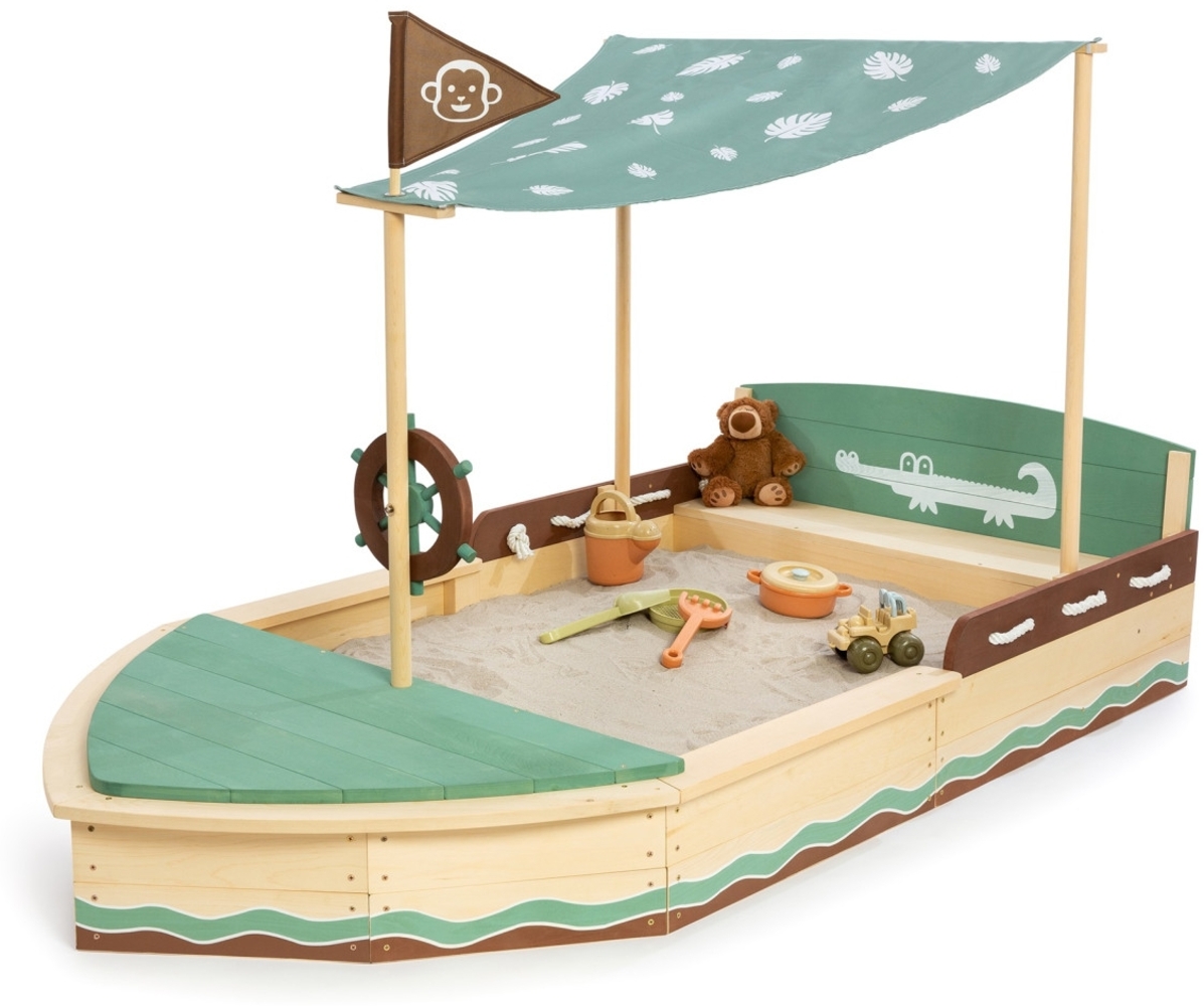 Muddy Buddy Sandkasten Jungle King 195 x 110 x 120 cm Bild 1