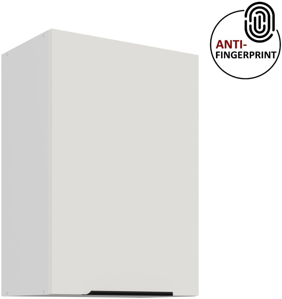 Küchen Hängeschrank 50 cm ARIA Weiss ultra matt + Weiss matt, hochwertige Fronten mit Anti Fingerprint Beschichtung Küchenzeile Küchenblock Bild 1