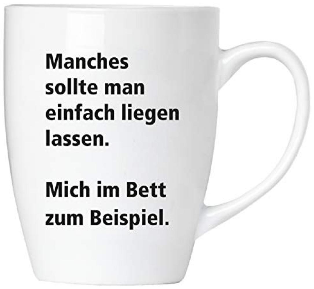 Manches sollte man einfach liegen lassen - Tasse aus Keramik Bild 1