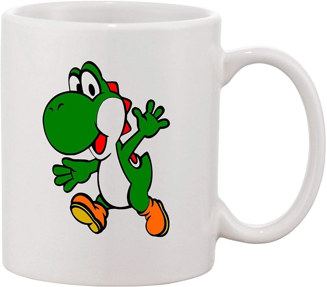 Youth Designz Tasse Yoshi Kaffeetasse Geschenk mit trendigem Logo Print, Keramik Bild 1