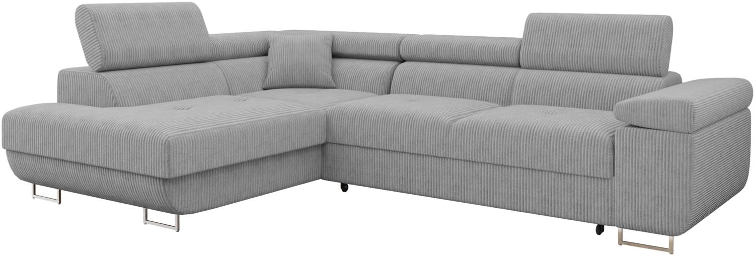 Ecksofa Torezio Cord (Farbe: Poso 110, Seite: Links) Bild 1