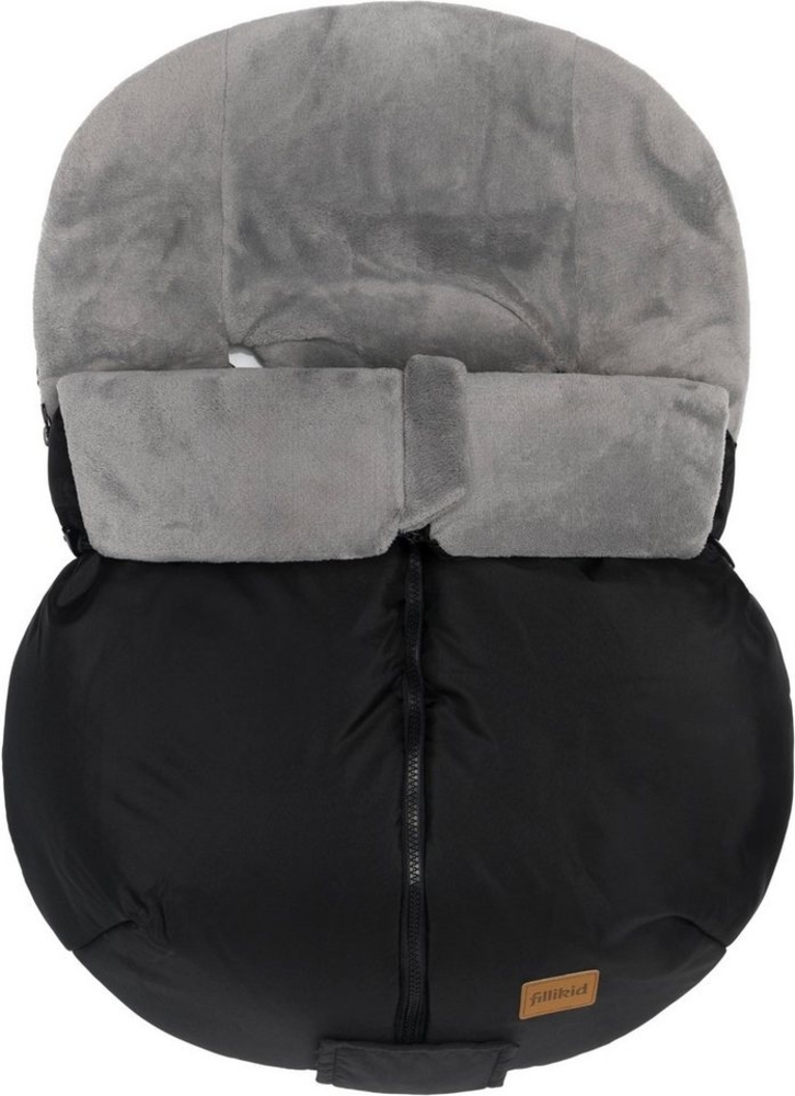 Fillikid Fußsack Sella Winterfußsack, schwarz, für Babyschalen Bild 1