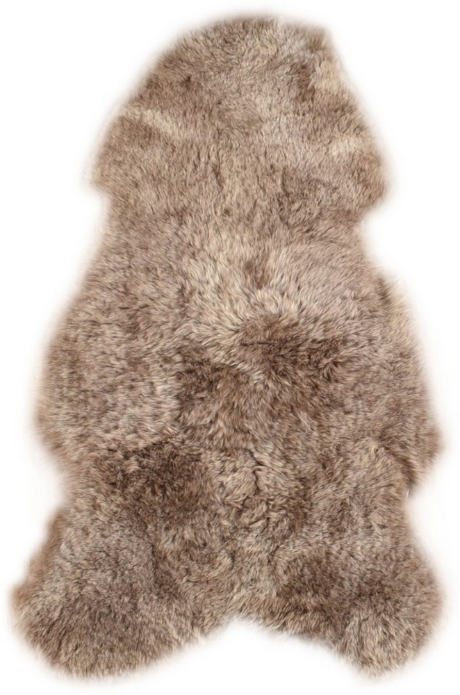 KUHFELL online & NOMAD Fellteppich Echtes großes Lammfell Schaffell Teppich in Weiß Schwarz Blau Braun, Atmungsaktiv, Temperaturausgleichend, Antibakteriell Bild 1