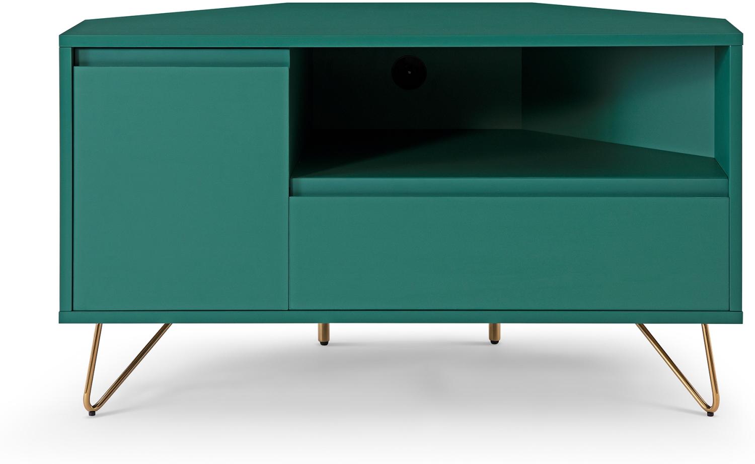 Eck TV-Lowboard Fernsehschrank Kommode Sideboard Wohnzimmer Schrank Bild 1